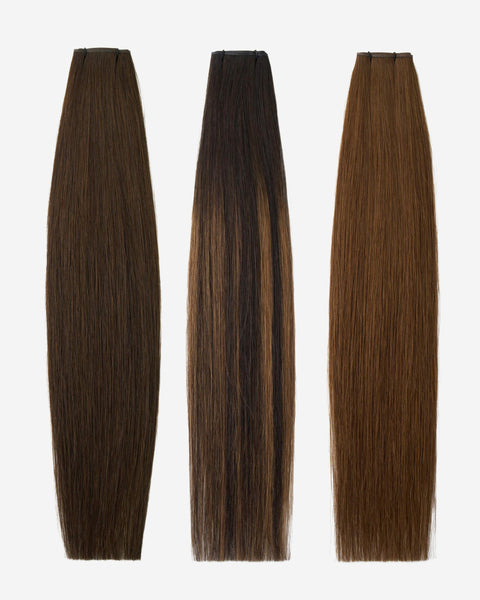 Rich Brunette Bundle | Vera Hair Co | Micro-Tied Extensions 
